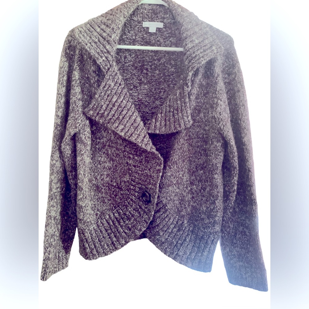 New York & Company Gray Sweater Cardigan